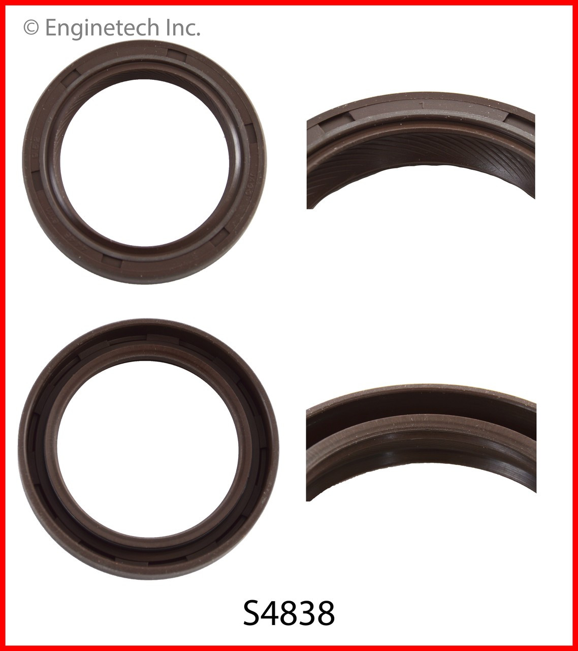1986 Chevrolet G30 4.3L Engine Timing Cover Seal S4838 -1728